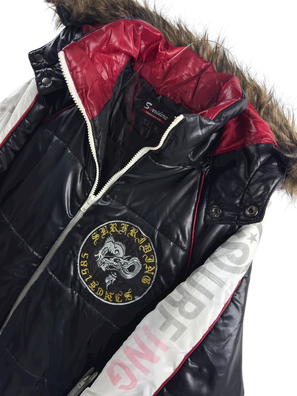 JPN Y2K 오리엔탈 레터링 패딩1262 상품이미지3