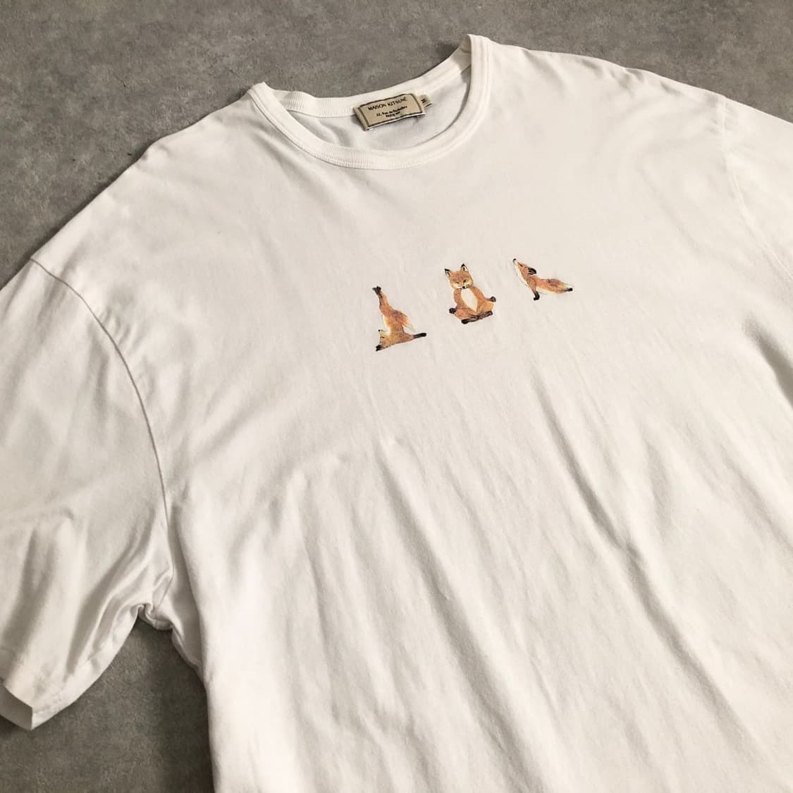 (XL) MAISON KITSUNE 메종키츠네 요가 3 반팔 티셔츠 상품이미지3