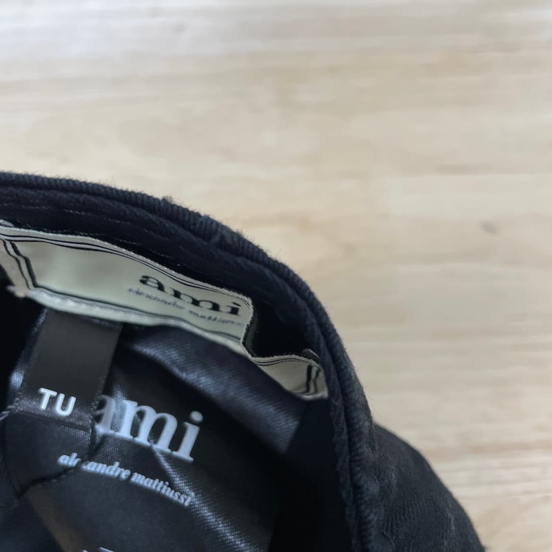 AMI 아미 블랙 볼캡 F 상품이미지6