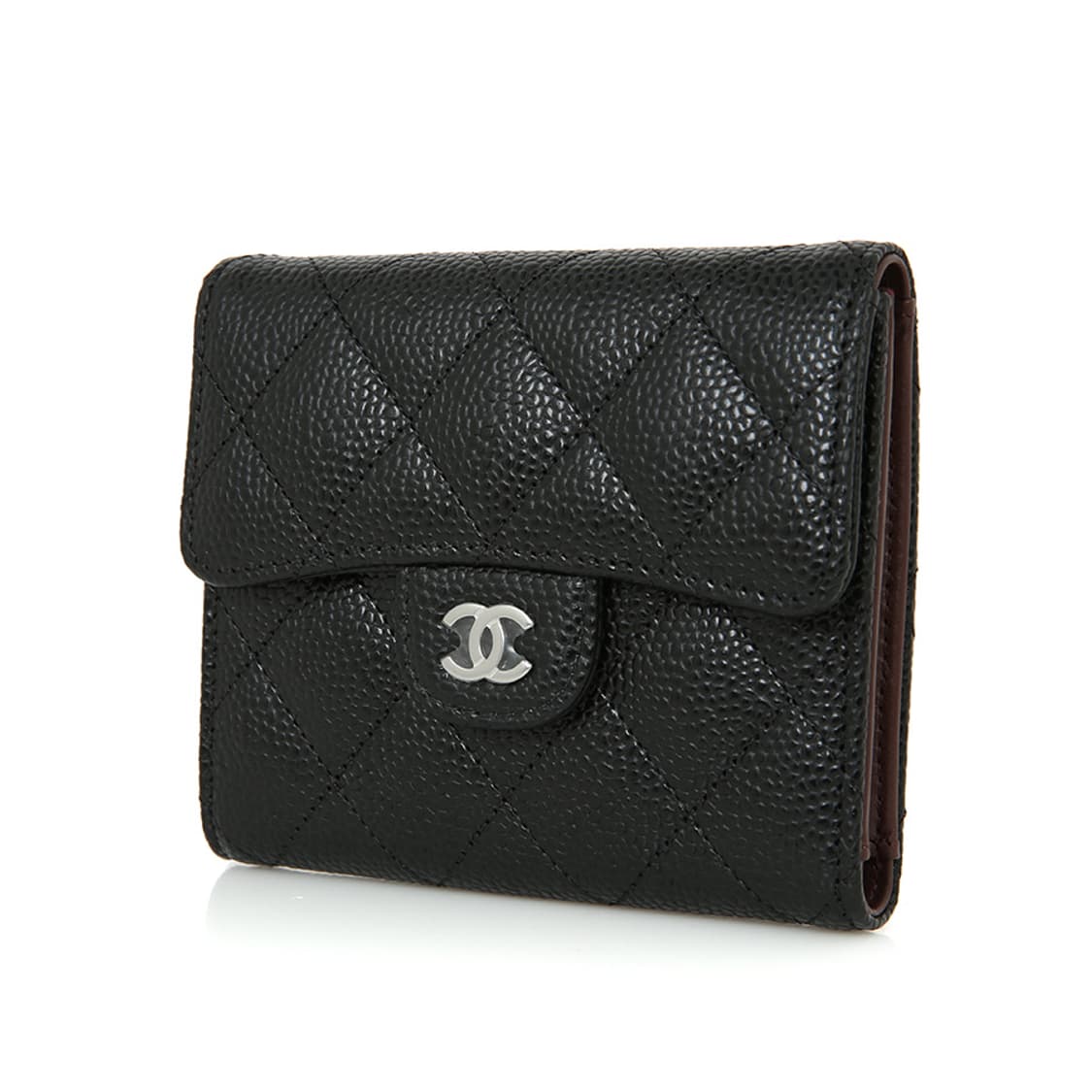 샤넬 클래식 캐비어 지갑 CC로고 퀼팅 지갑 블랙 AP0231 상품이미지2