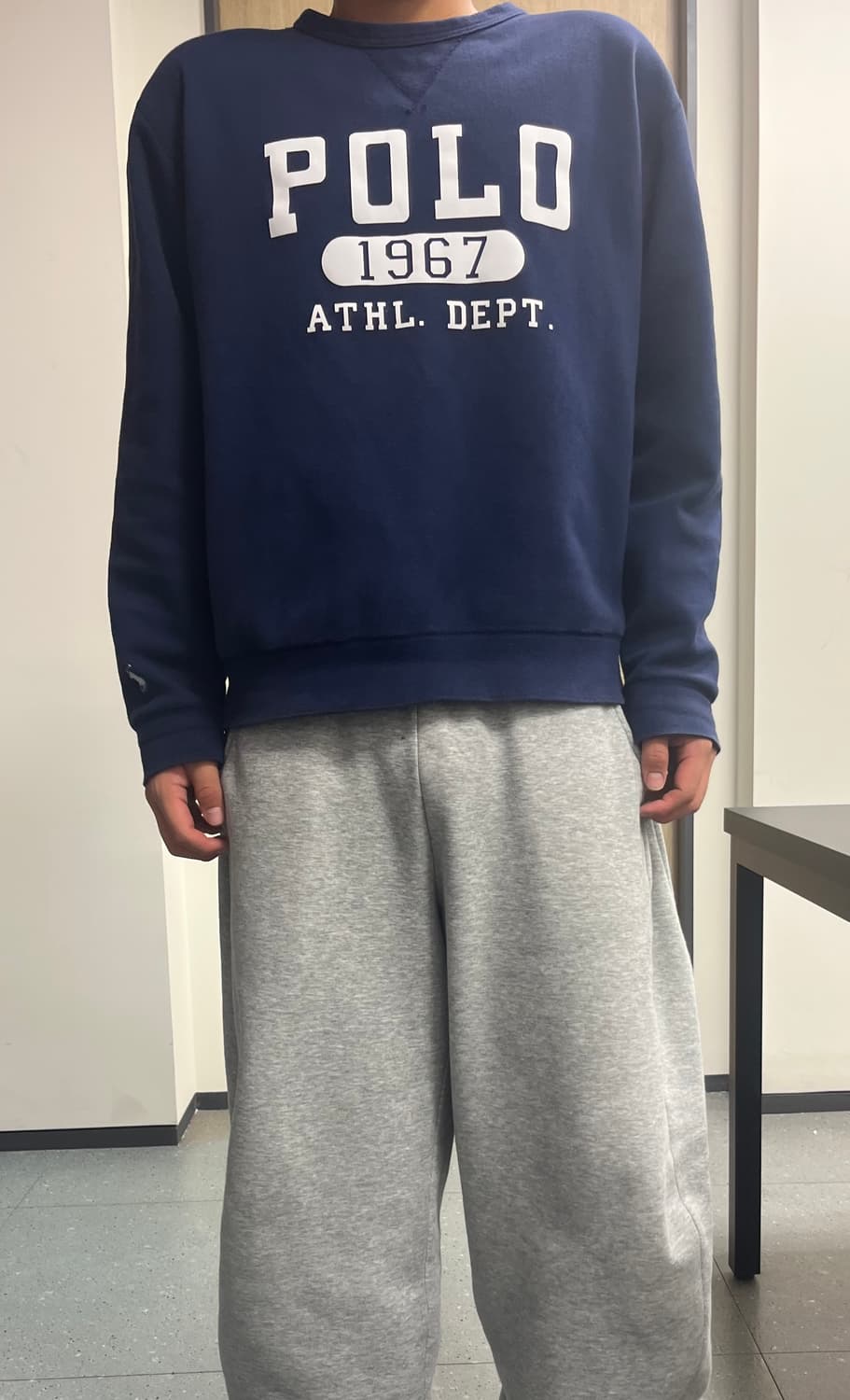 폴로 빅로고 맨투맨 L 상품이미지1