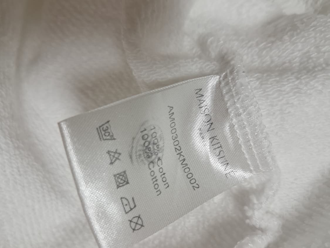 메종키츠네 화이트 맨투맨 XXL 상품이미지5