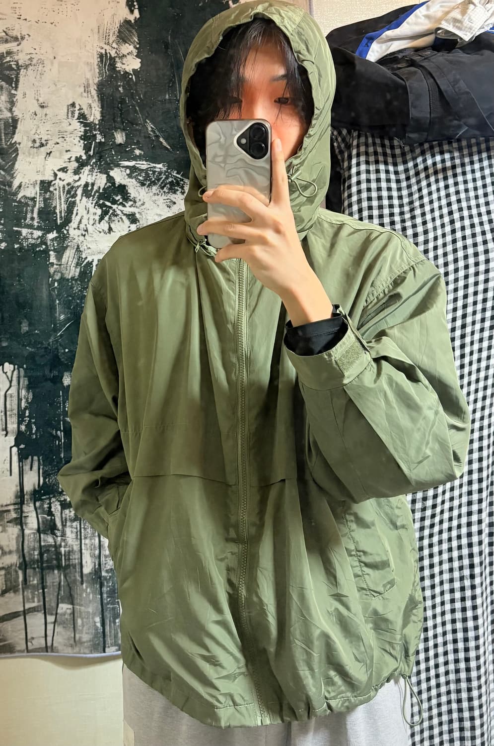 Titicaca kaki windbreaker 상품이미지2