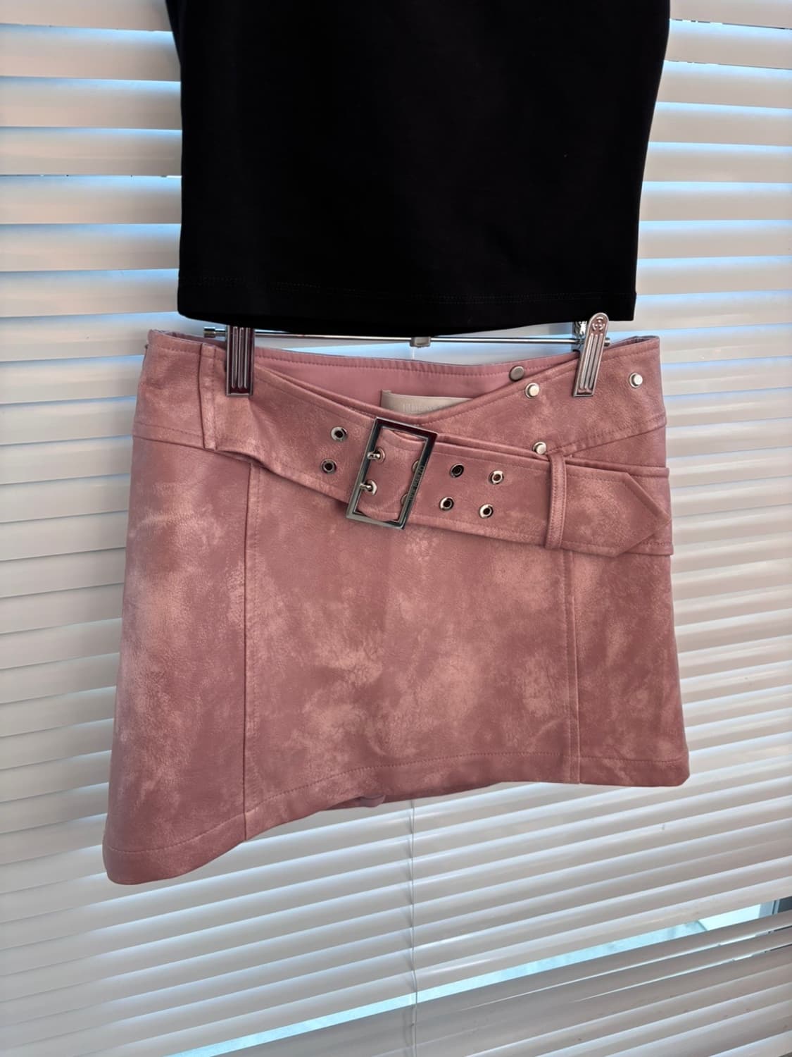(New)13de marzo Leather Skirt 상품이미지1