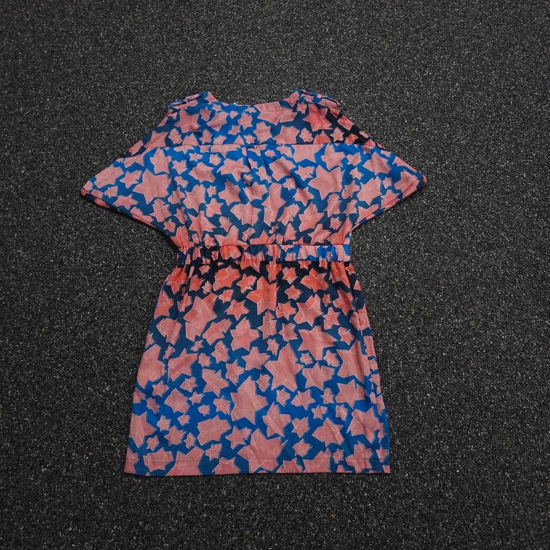 베이프 스타 패턴 디티일 미디 원피스 (80) 상품이미지2