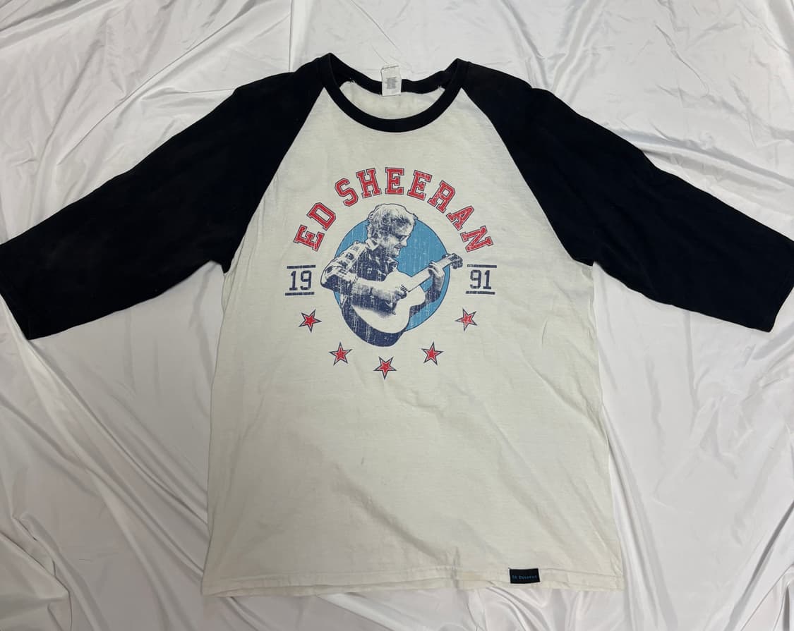 ed sheeran 1991 3/4 raglan t-shirt 상품이미지1