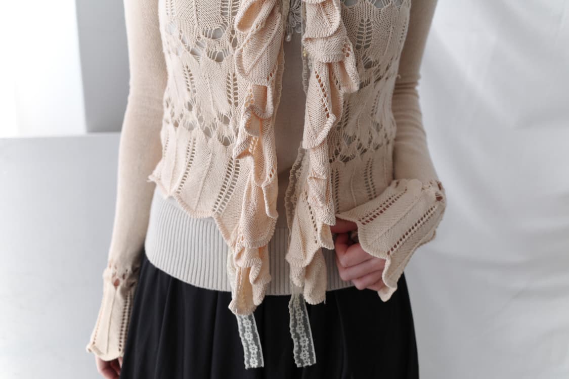 frill lace cardigun 상품이미지6