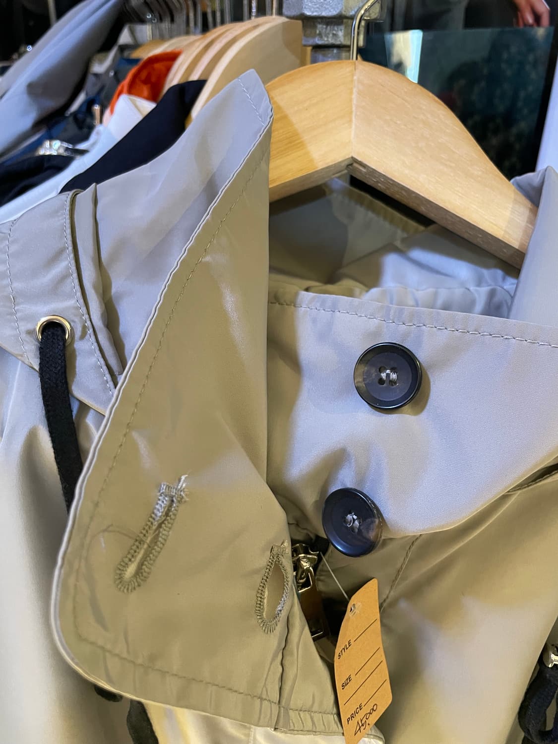 컬쳐 콜 후드 레인코트 상품이미지5