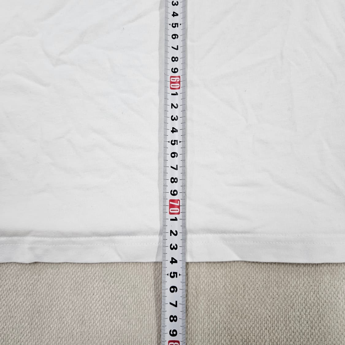 XL 커버낫 레드 아치로고 화이트 반팔 티 0608Y 상품이미지6
