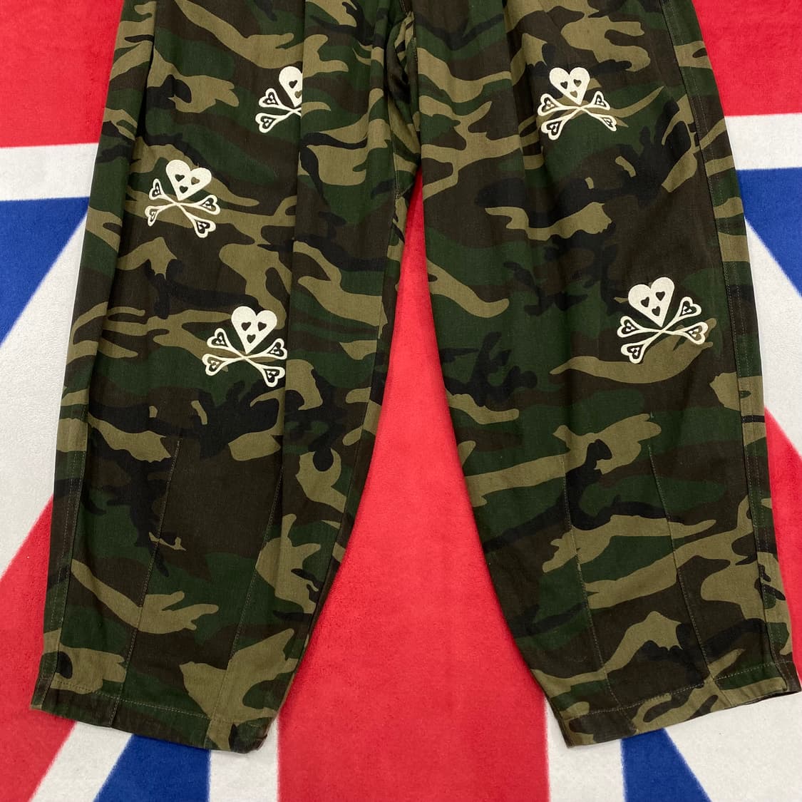  글랙 벌룬핏 하프밴딩 카모팬츠 여성S  상품이미지3