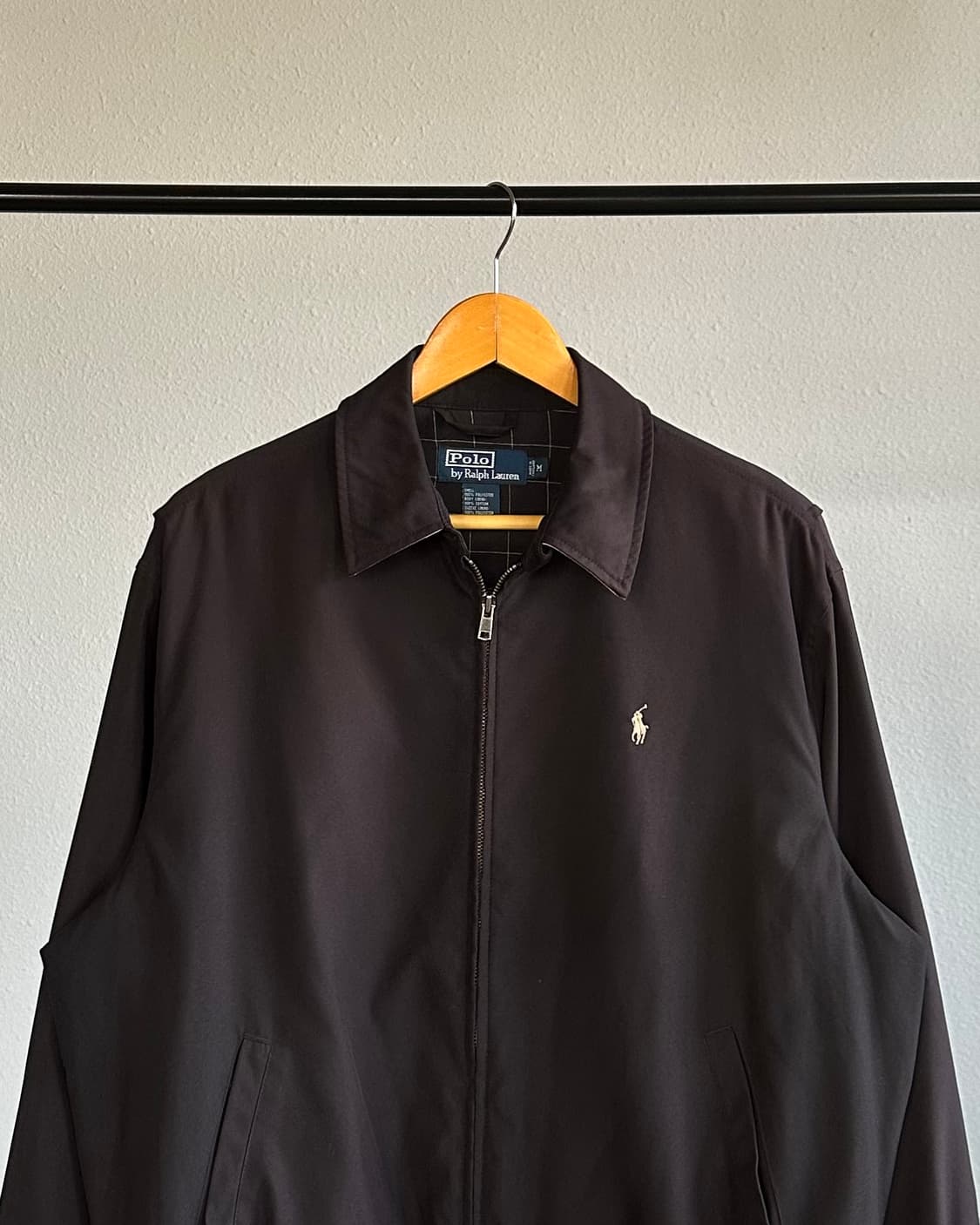 [M-L]폴로 랄프로렌 체크 라이닝 바이스윙 블루종 자켓 상품이미지2