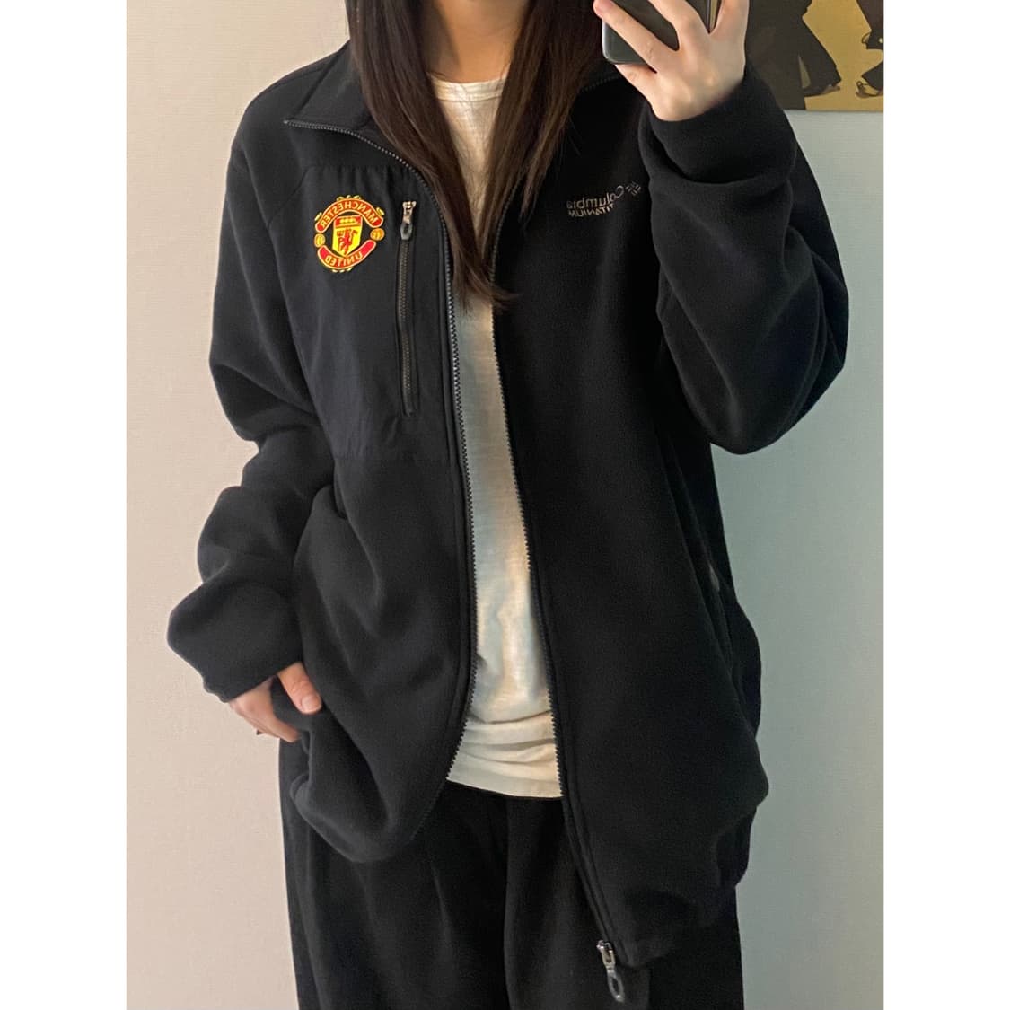 콜롬비아 맨유 후리스 상품이미지1