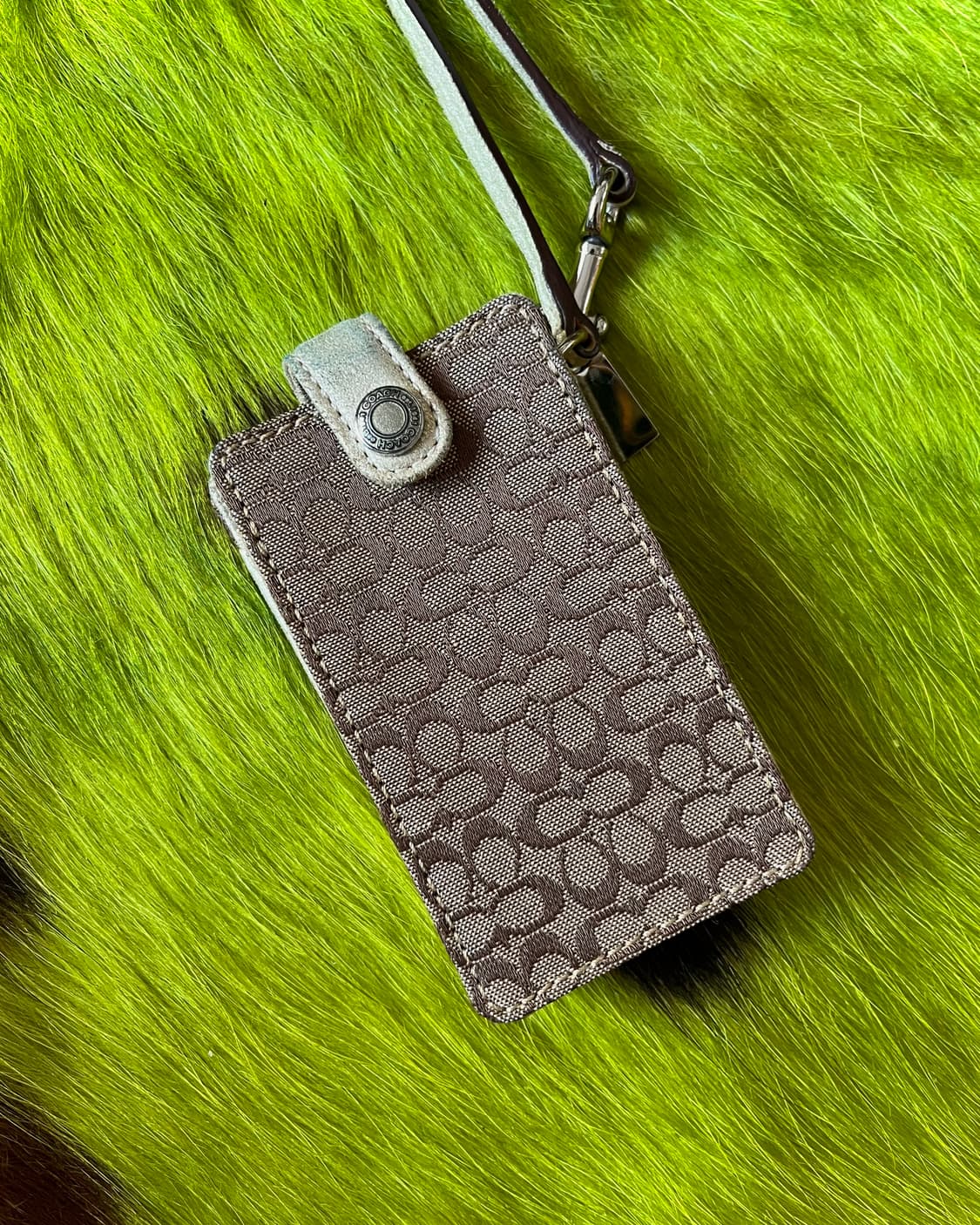 2000s Old COACH Archive MP3 Case Keyring 상품이미지9