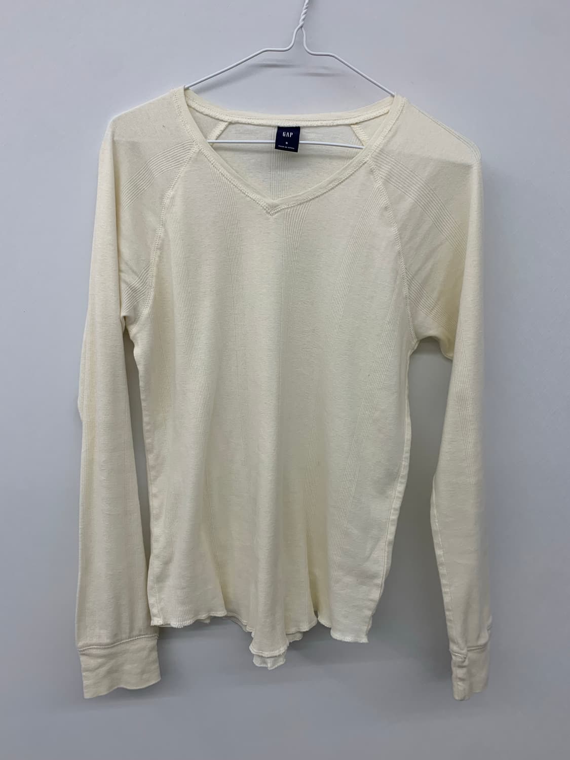 Gap 브이넥 코튼 롱슬리브 상품이미지5