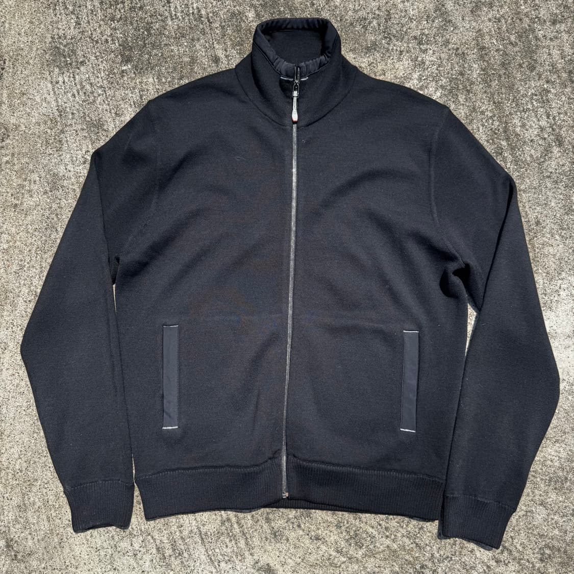 [L] 00s Zegna Sport 제냐스포츠 니트 집업 상품이미지1