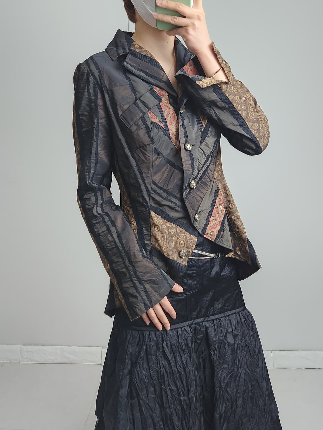 오리엔탈 언발 블라우스 상품이미지5