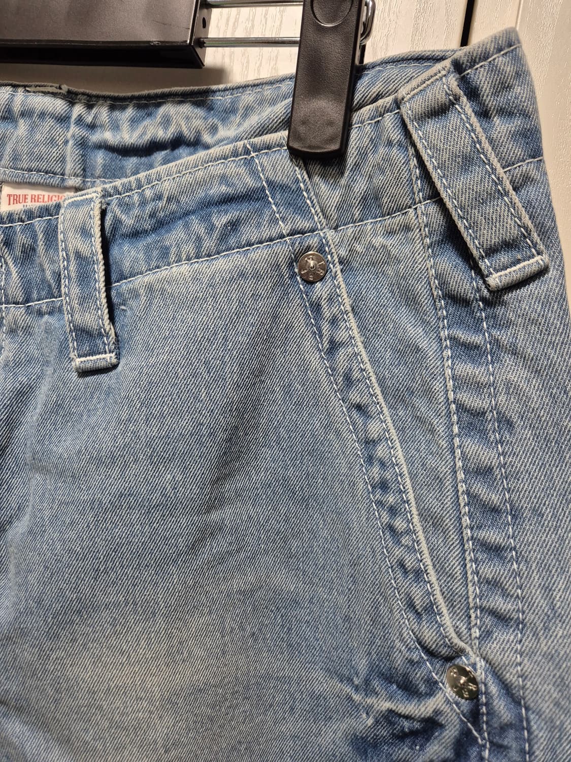 (타임세일)(새상품)트루릴리젼 워싱 연청 데님 팬츠L 상품이미지7