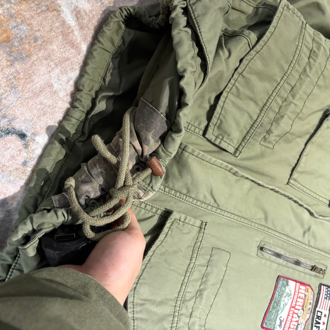 Jeep 빈티지 패치 야상 자켓 상품이미지4