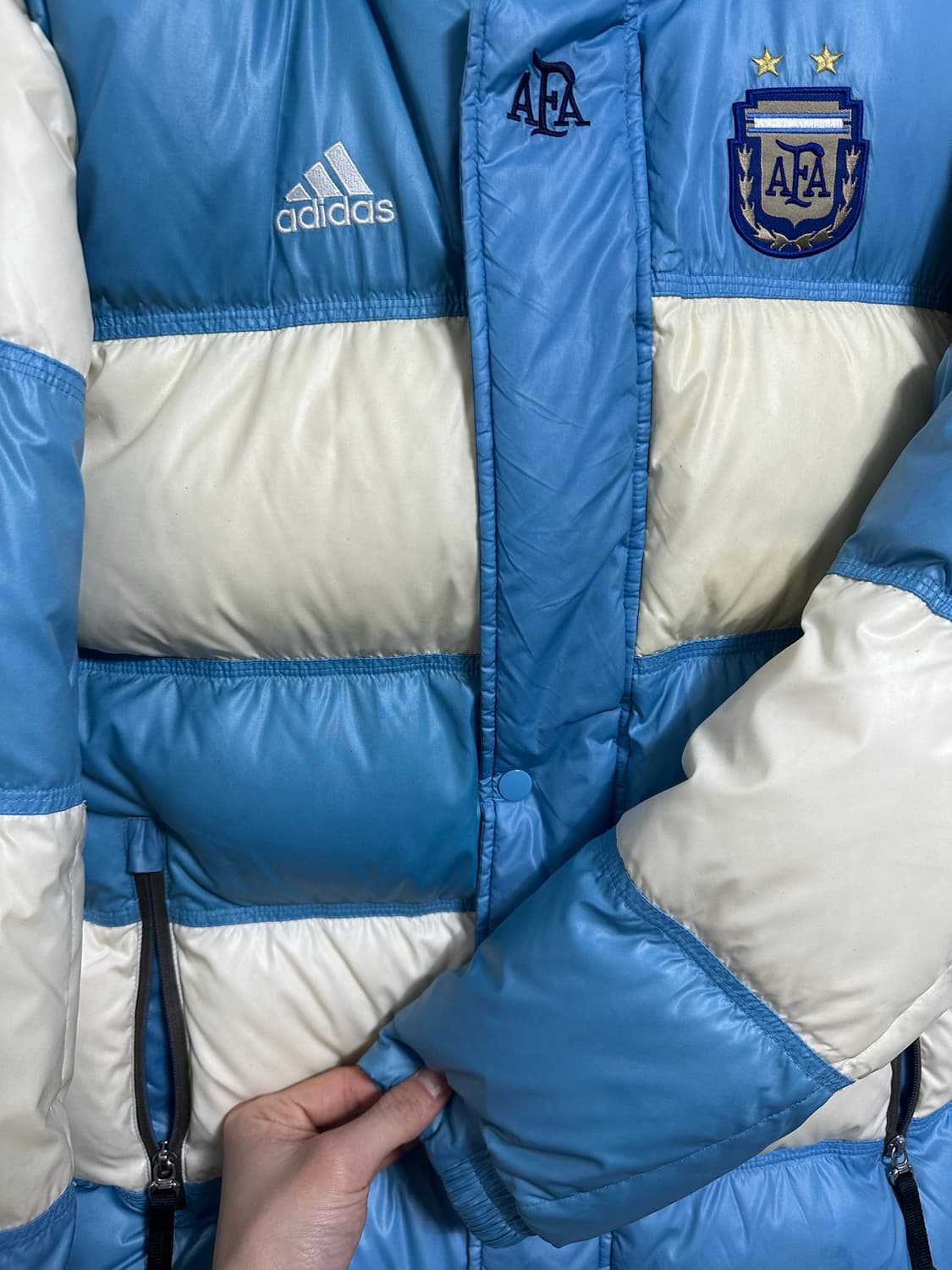 아디다스 아르헨티나 올드스쿨 패딩 상품이미지4
