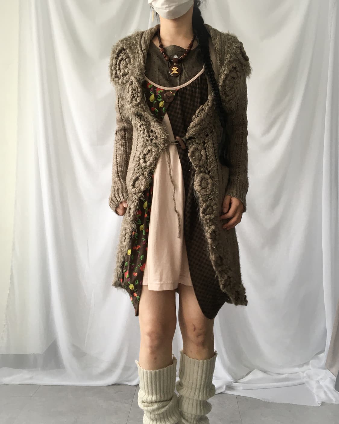 Woolen knit cardigan 상품이미지7