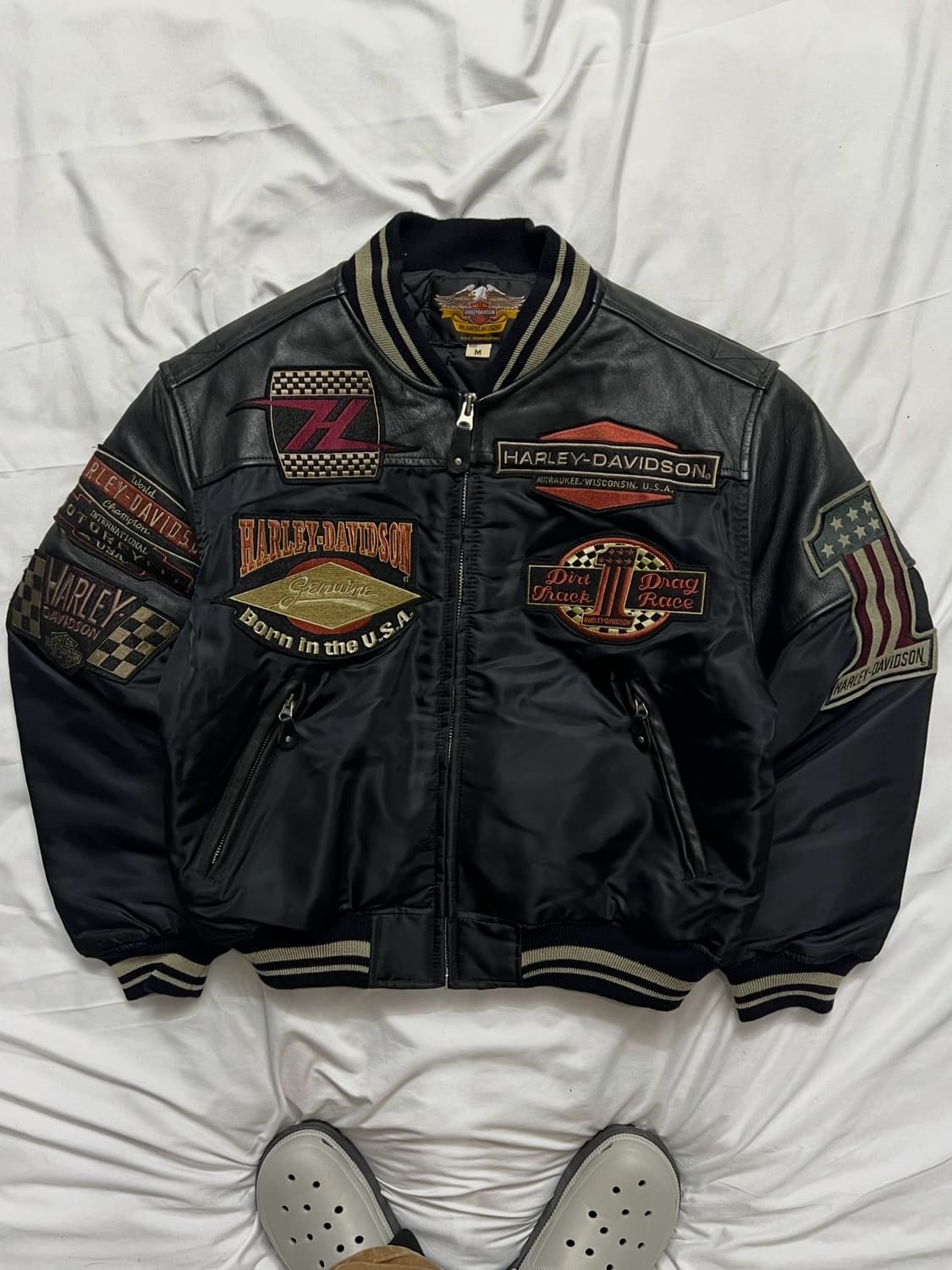 할리데이비슨 패치워크 라이더자켓 상품이미지1