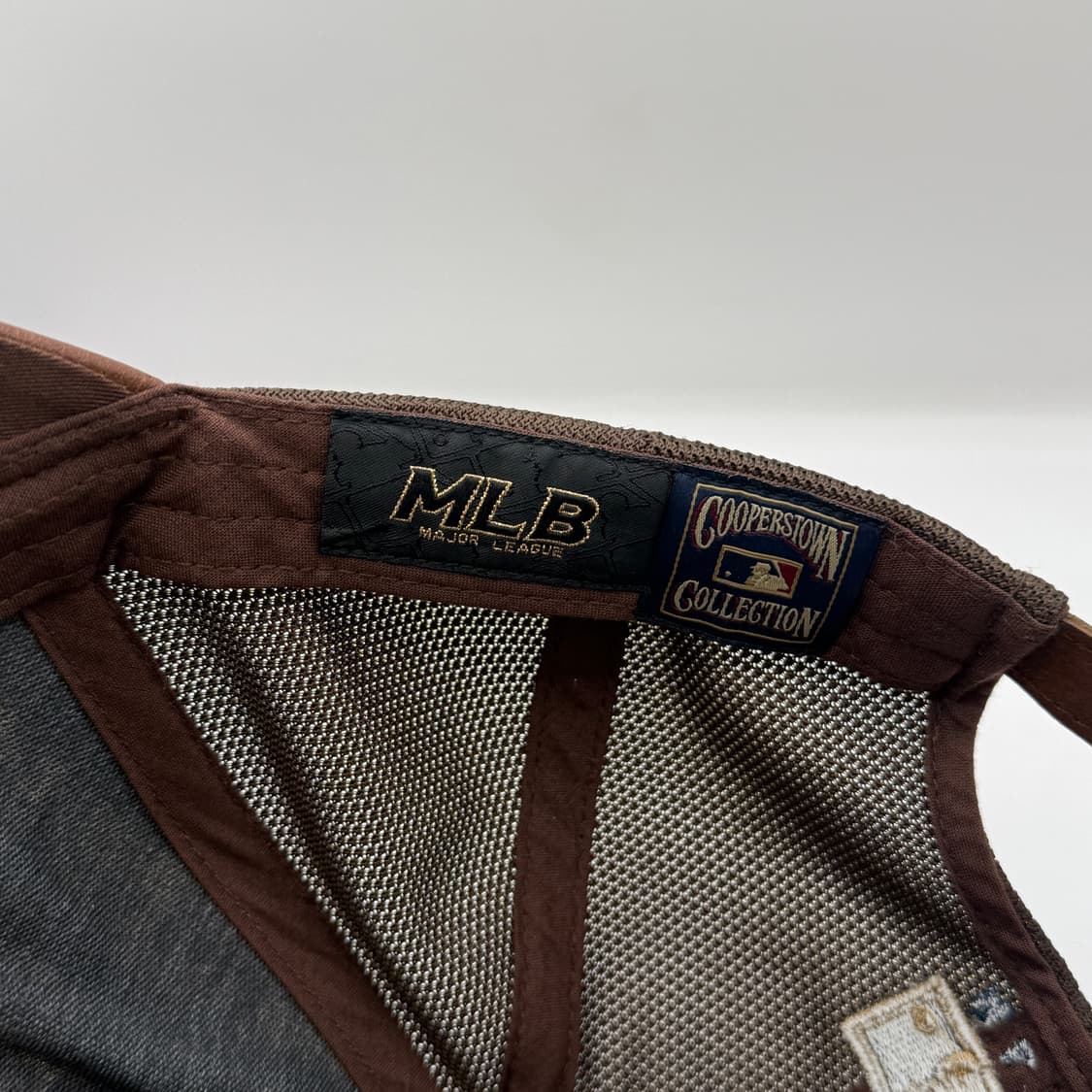 MLB 디트로이트 타이거즈 빈티지 가죽 메쉬캡 OS 상품이미지6