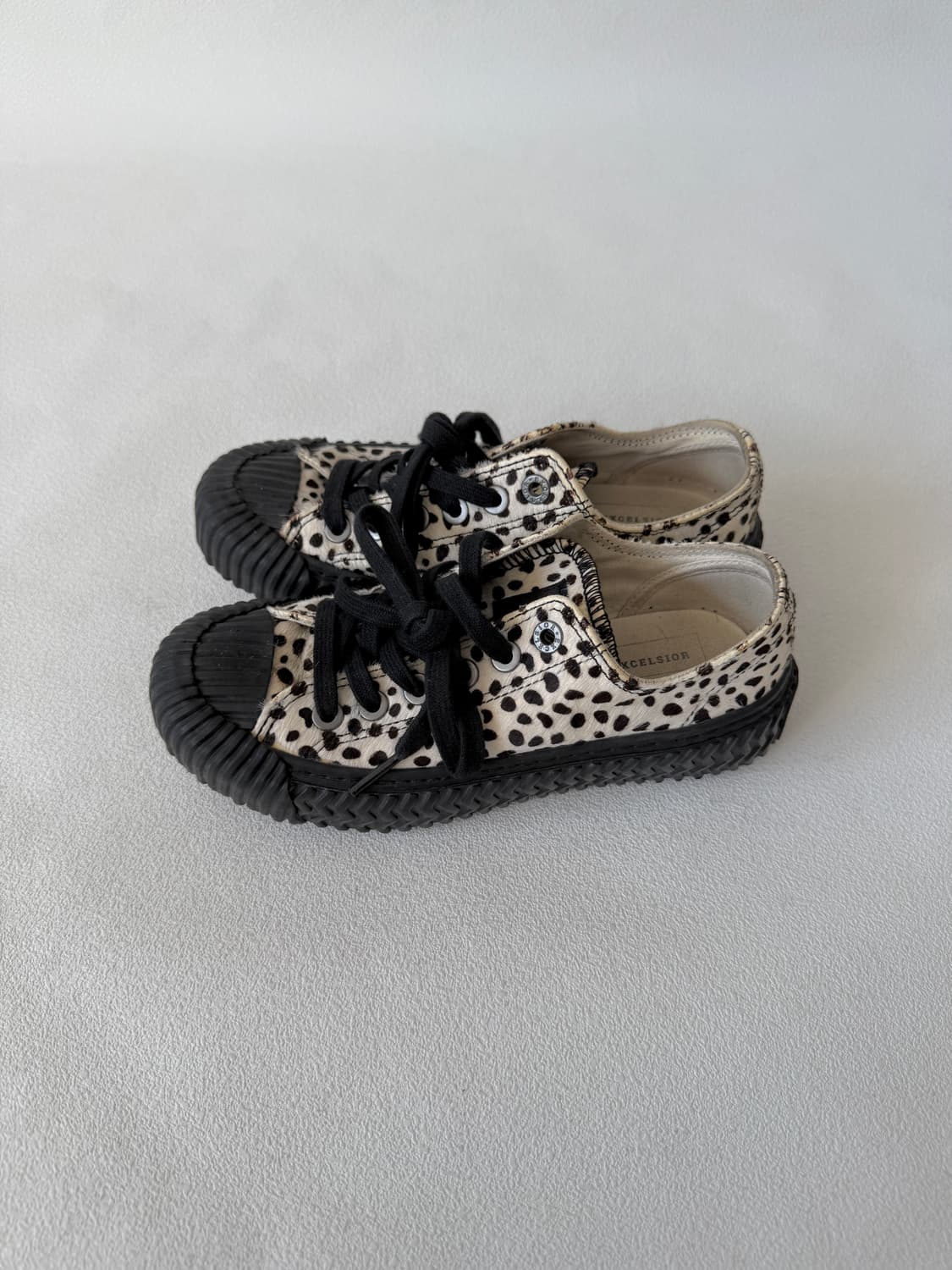 [220]엑셀시오르(excelsior) 호피 송치 캔버스 스니커즈 상품이미지2