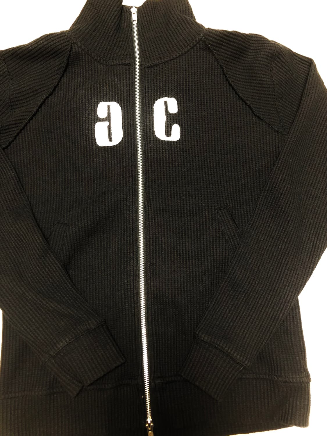 아트스피크하우스 레글런 니트 집업 블랙 상품이미지3