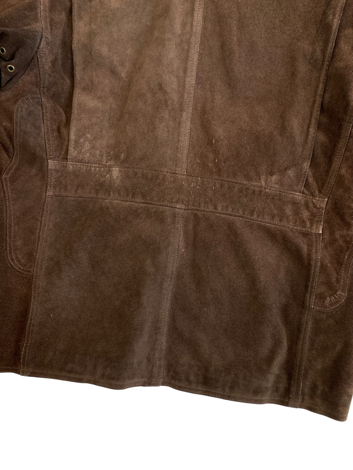 80's 골든베어 스웨이드 헌팅 자켓 상품이미지10