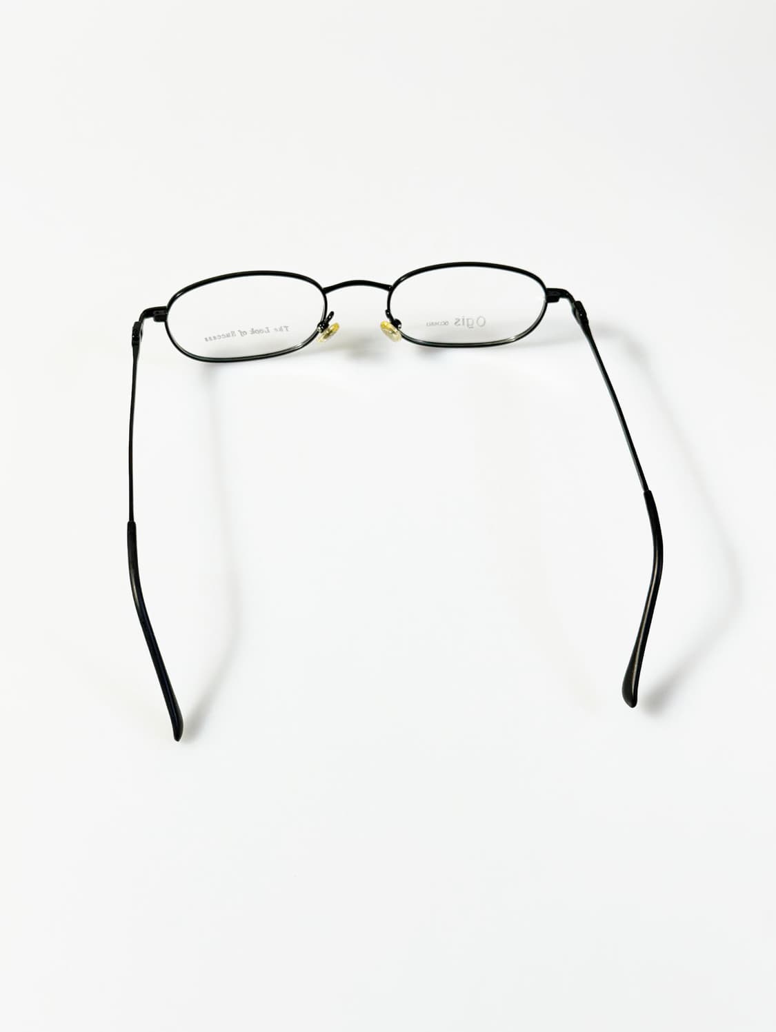 OGIS Occhiali 블랙 슬림 스퀘어 메탈 빈티지 안경 상품이미지5