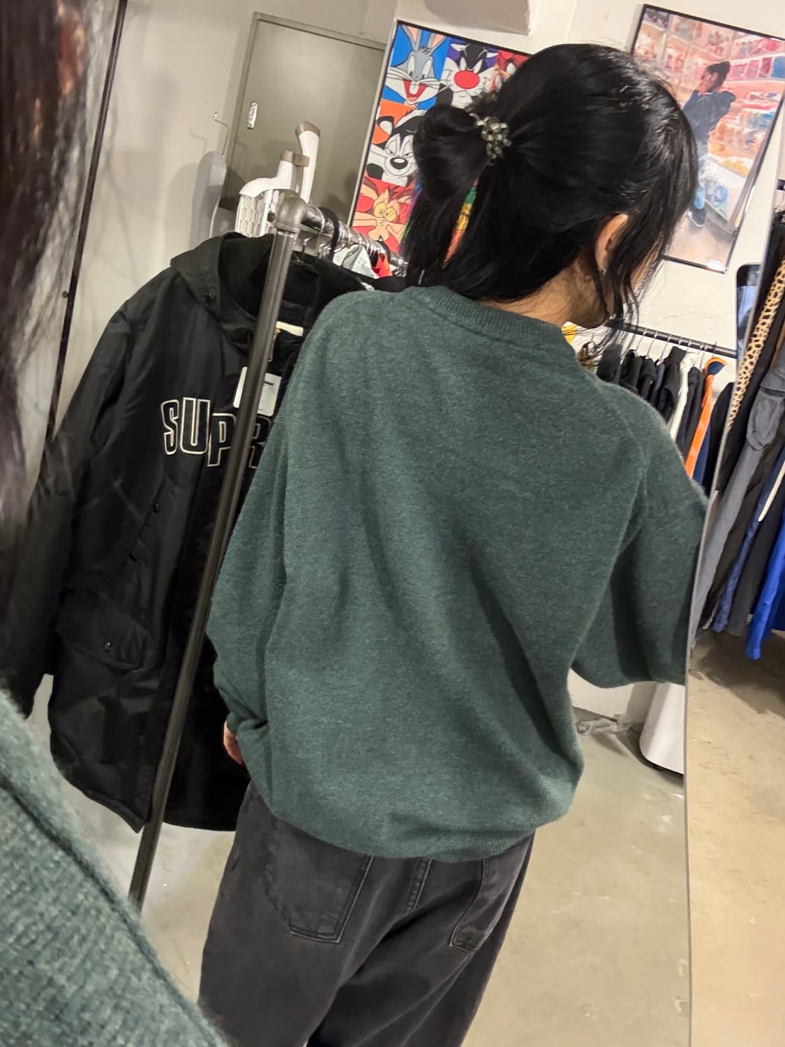 빈티지 램스울 니트 상품이미지4