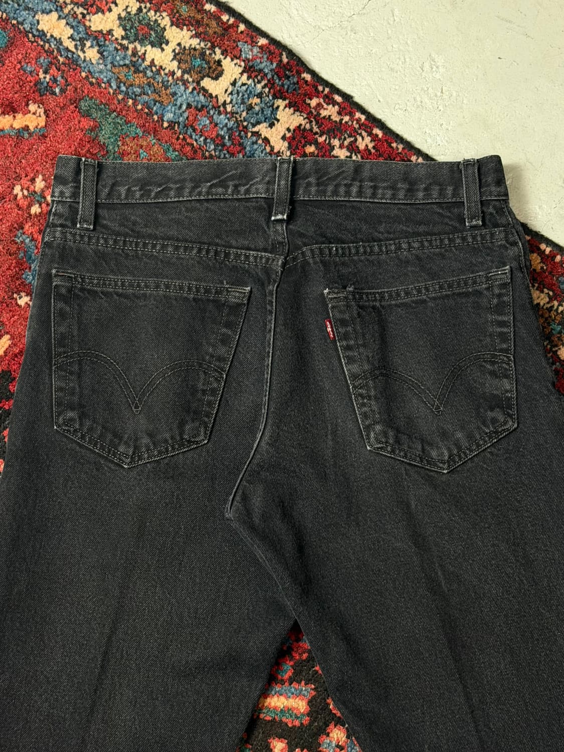 00's 리바이스 517 블랙 부츠컷 플레어진 상품이미지6