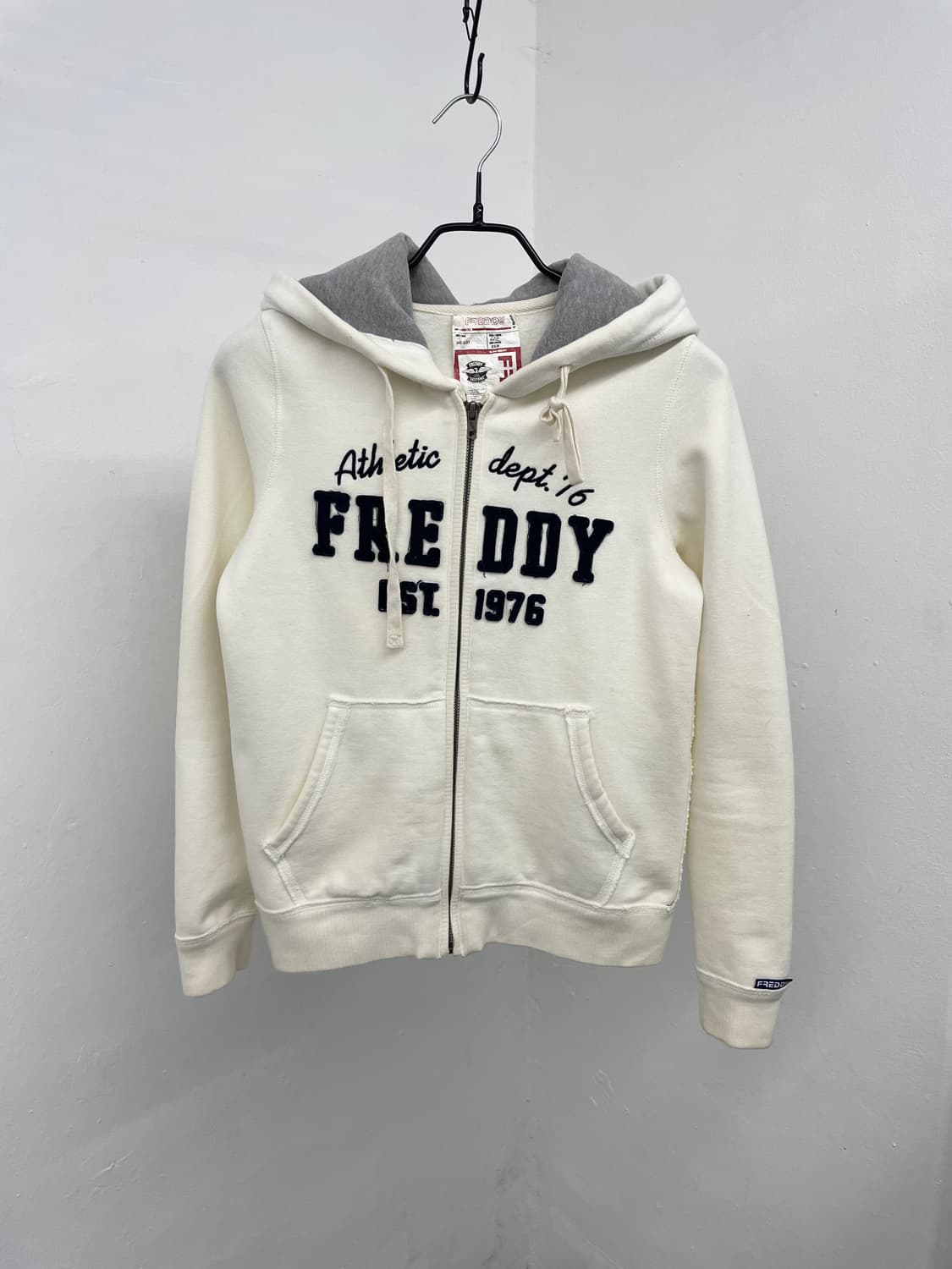 프레디 레터링 자수 후드집업 상품이미지5