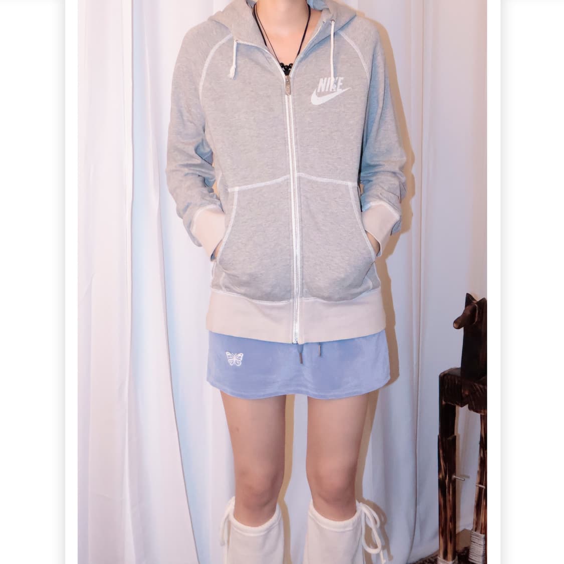 Out OverLock Detail Hooded 상품이미지2