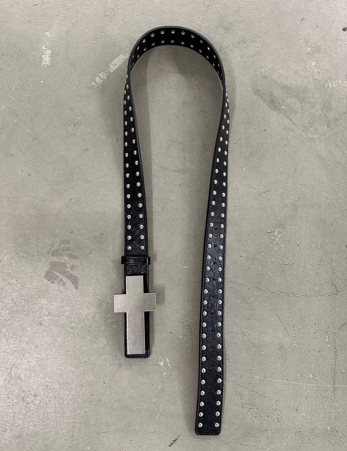 Cross Bolt Stud Belt 상품이미지2
