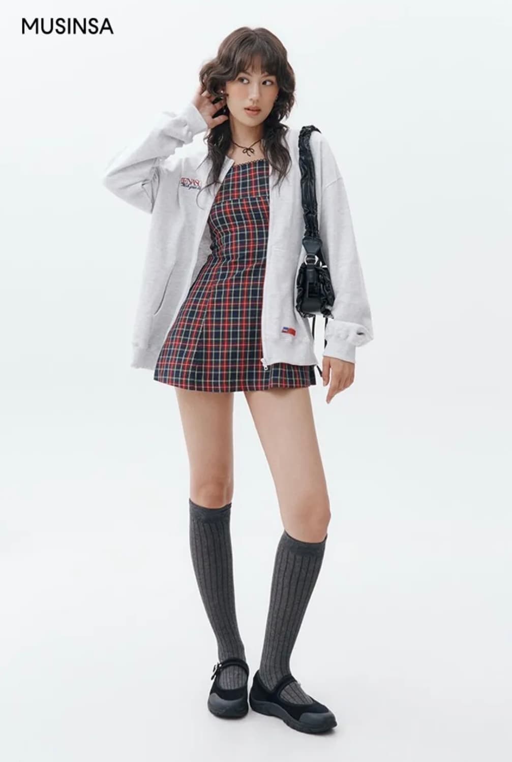 YOUHEE 유희 체크 원피스 상품이미지7