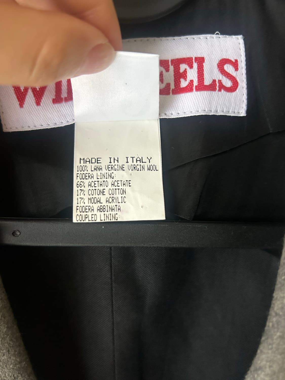 Weem neels 빈티지 울 베스트 made in italy  상품이미지4