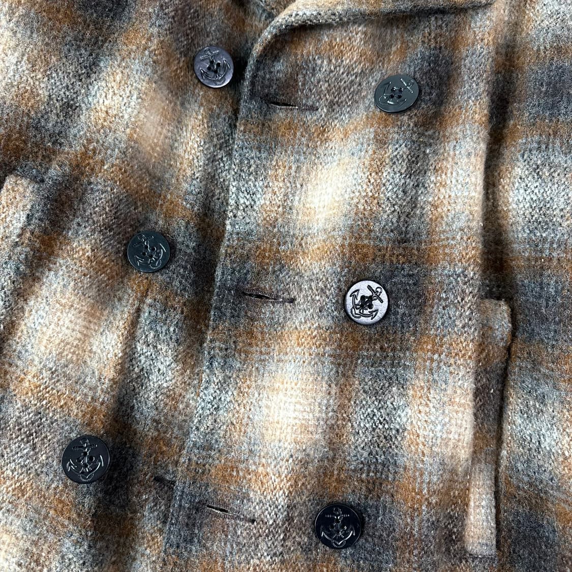 90s spiewak 플란넬 피코트 (조니뎁 플란넬) 상품이미지3