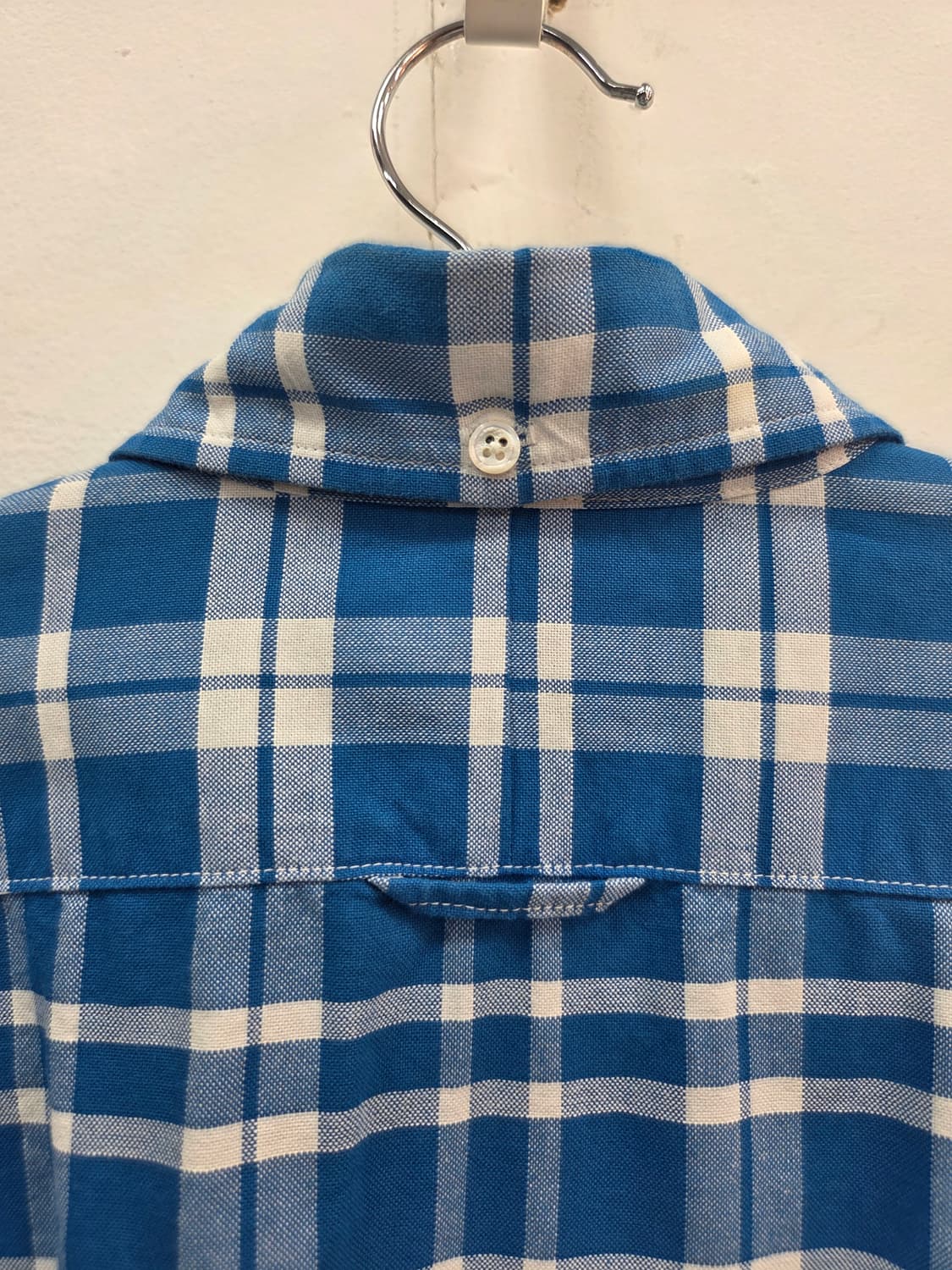 2사이즈 톰브라운 블루 화이트 체크 셔츠 상품이미지7