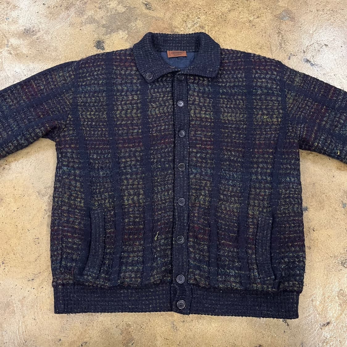 [정품/XL] 미쏘니 패턴 니트 가디건 b18 상품이미지3