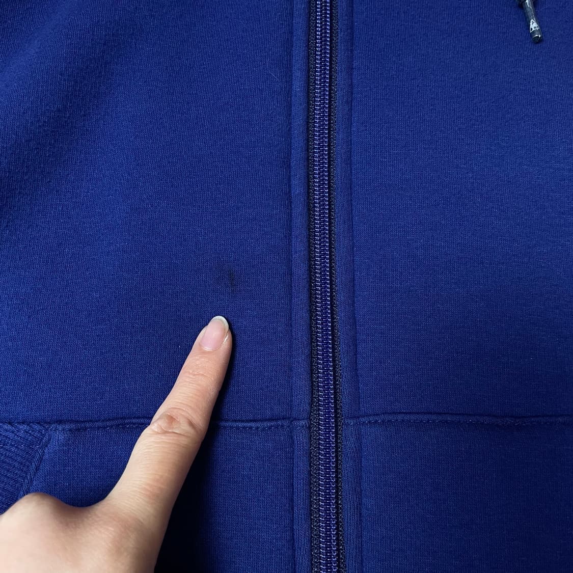 르꼬끄 네이비 안감 플리스 후리스 후드집업 85 상품이미지4