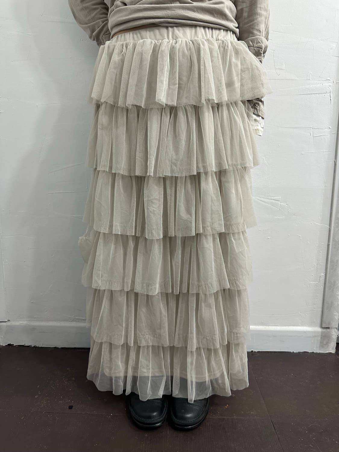 sha layered longskirt 상품이미지2