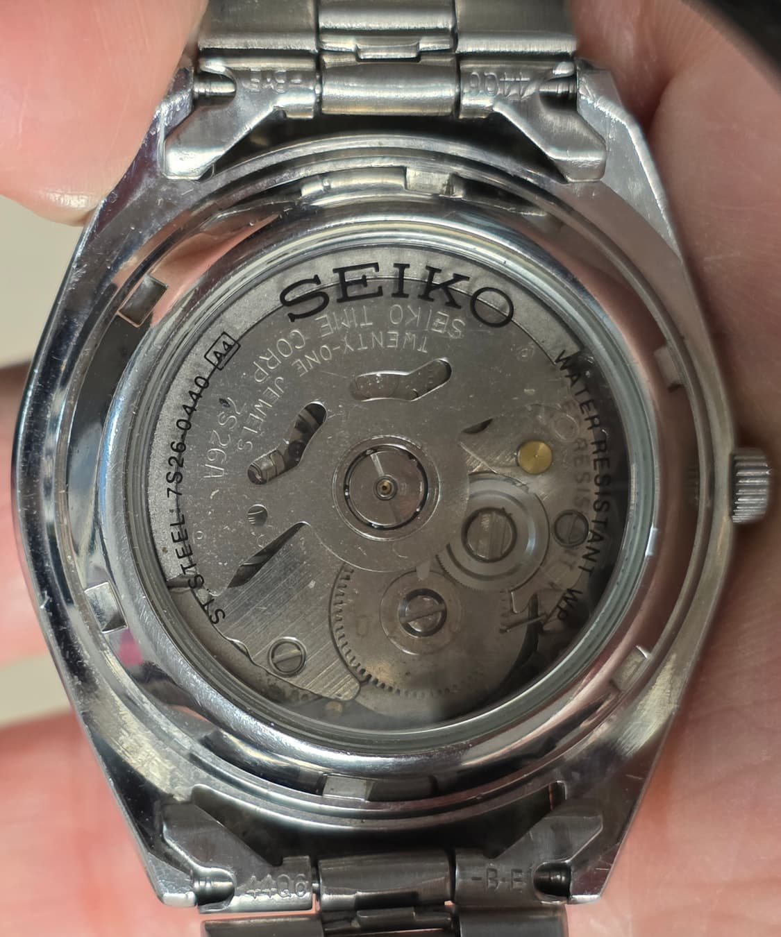 세이코 5 오토메틱 7S26-0440 데이 데이트 시계 상품이미지3