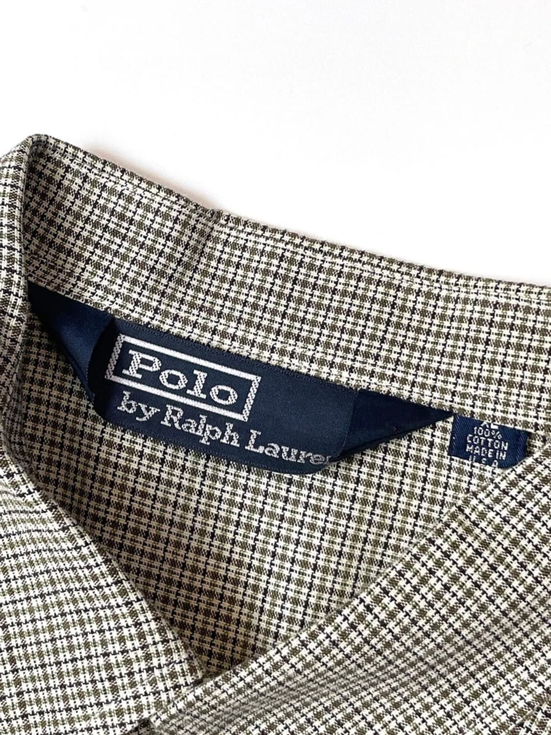폴로 랄프로렌 00s 로고 체크 셔츠 A1394 상품이미지5