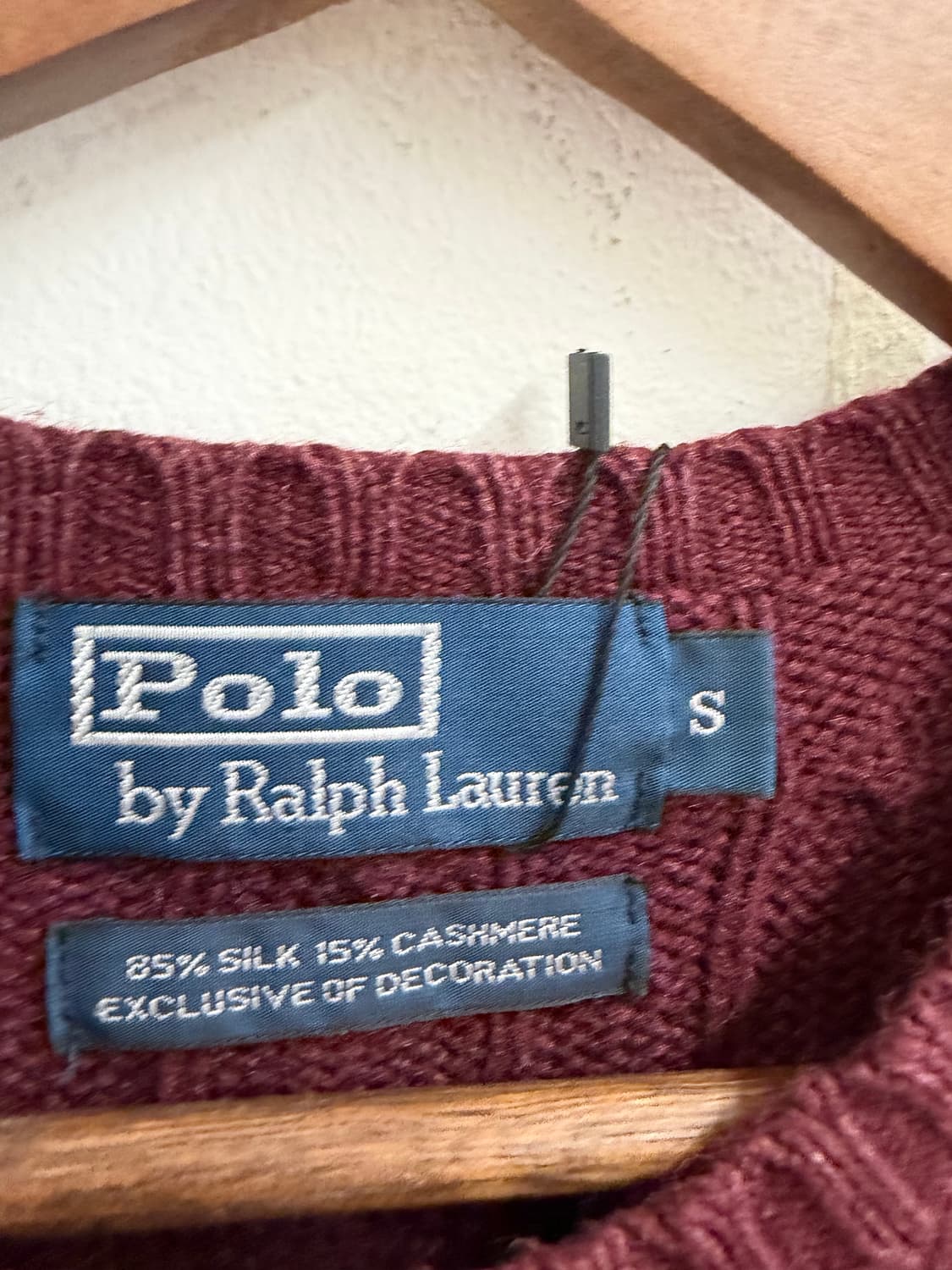 N3. 폴로 버건디 꽈배기 니트 상품이미지2