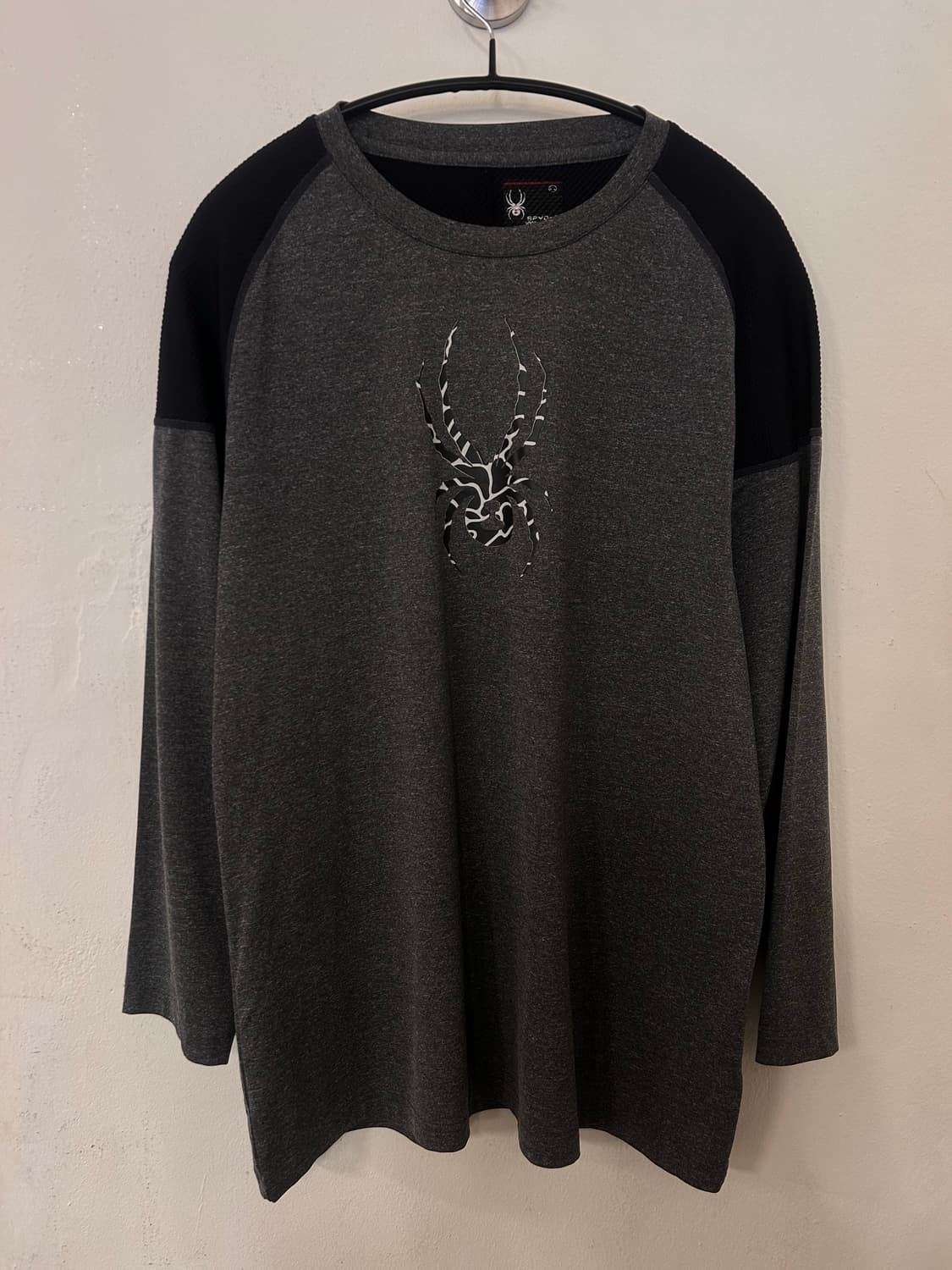 스파이더 남성 긴팔 티셔츠 그레이 XL 상품이미지1