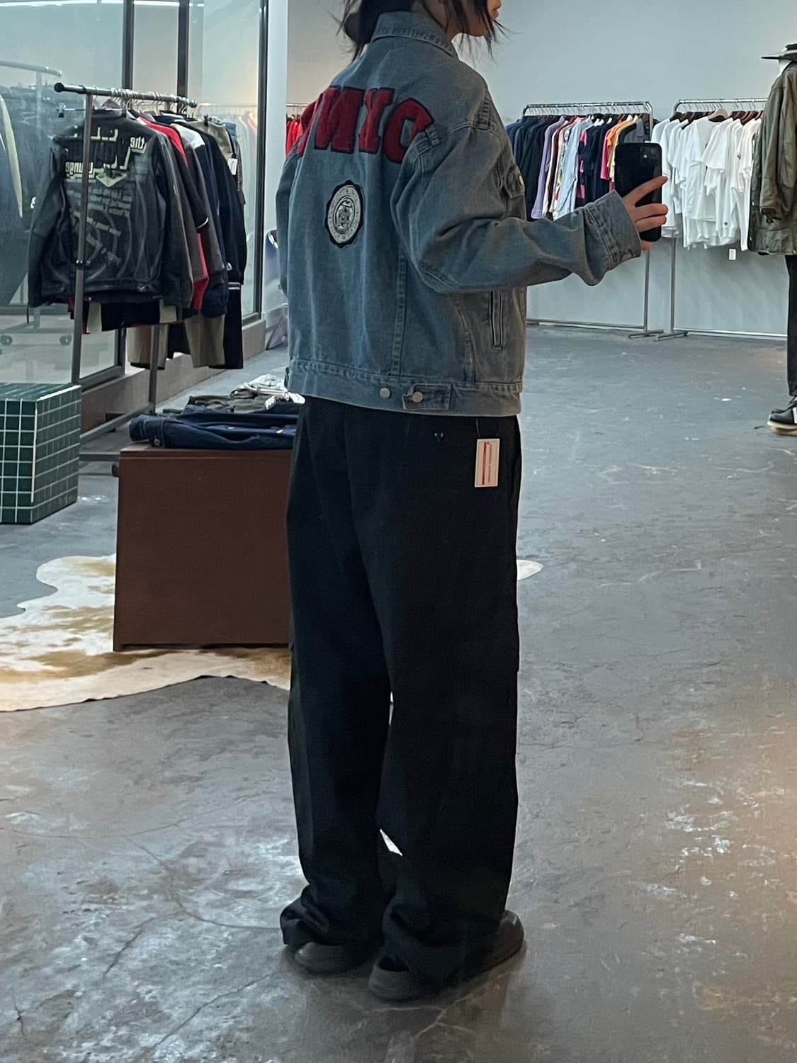 DNKY 빅로고 데님 트러커 자켓 H2113 상품이미지2