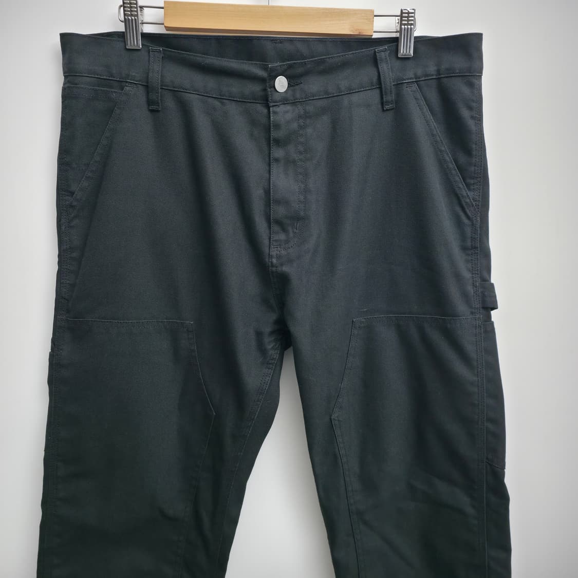 [33/32] 칼하트 더블니 카펜터 팬츠 블랙 상품이미지2