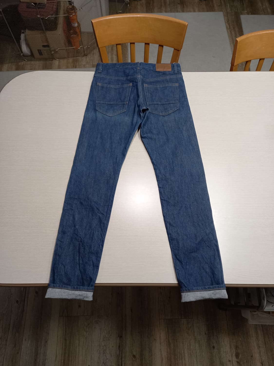 28 새상품 SPAO 셀비지 스판 슬림일자진 28-913 상품이미지2