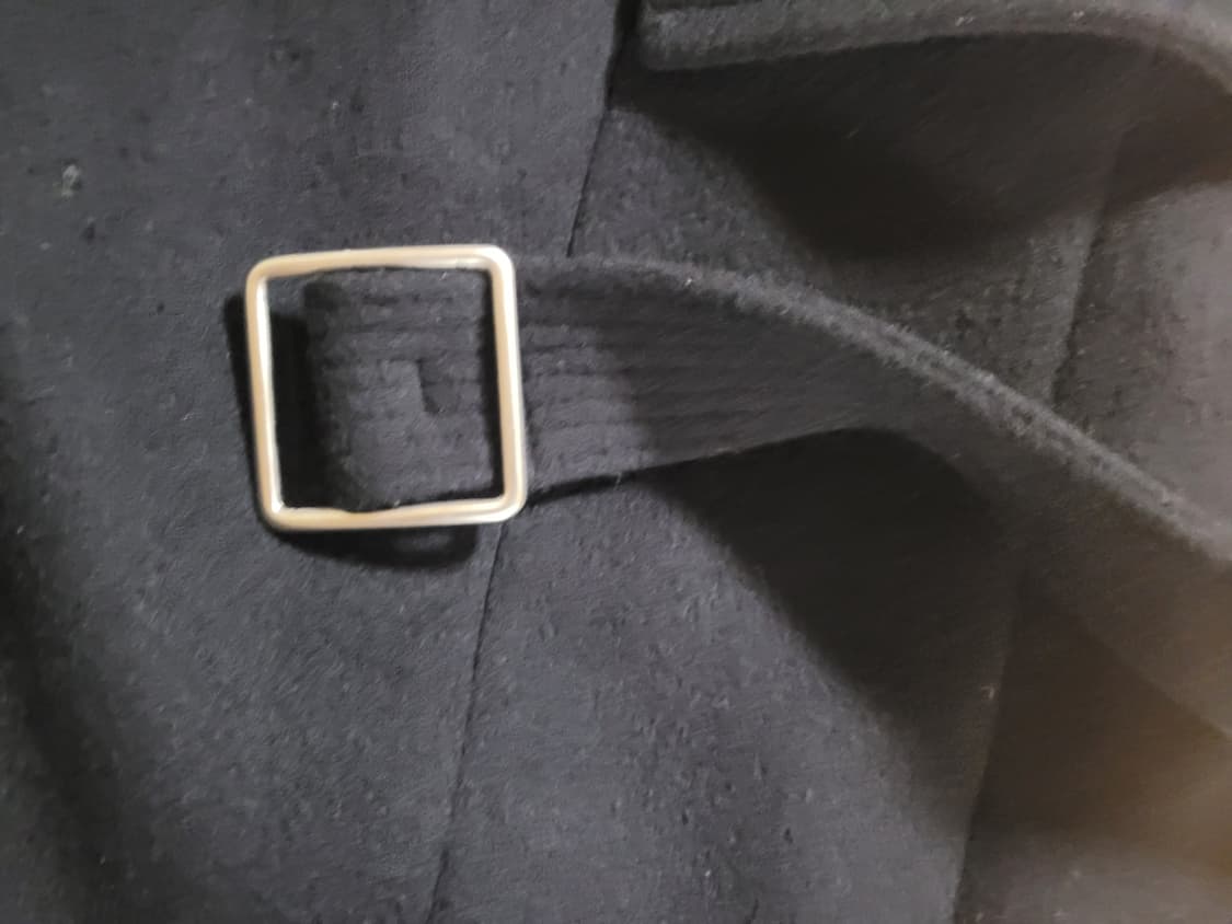 메종미네드 다크네이비 벨티드 코트 상품이미지3